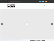 Tablet Screenshot of poppedfresh.com